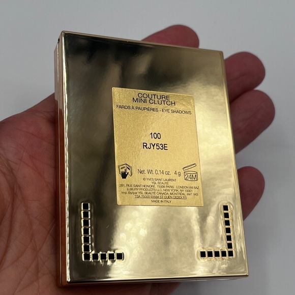 NEW YSL Eyeshadow Palette #100 “Stora Dolls” Couture Mini Clutch Limited Edition - Picture 5 of 7
